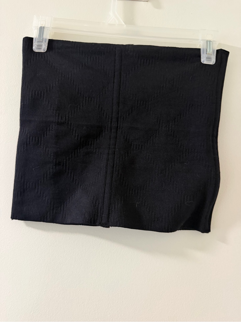 Unbranded Ribbed Mini Skirt Women M Black Like New Fitted Stretch Short Skirt